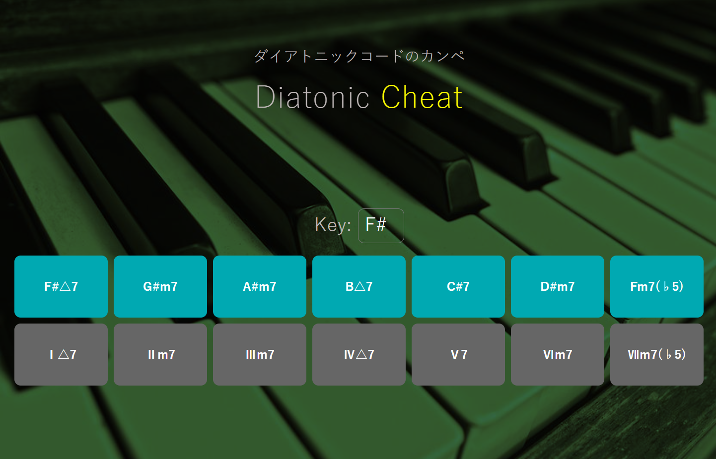 Diatonic Cheat(ダイアトニックチート)