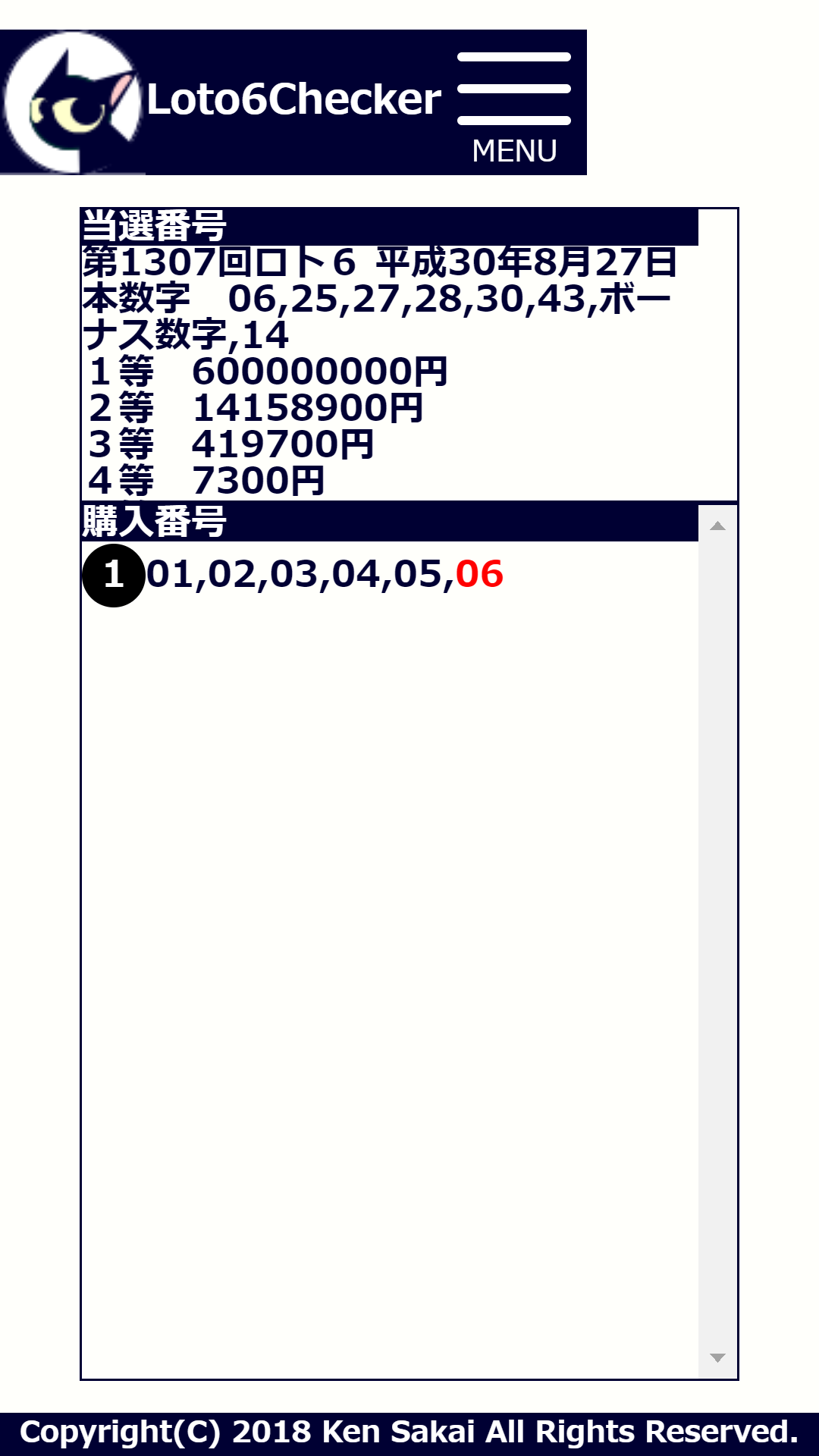 Loto6Checker